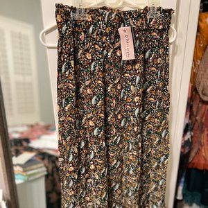Paisley Printed Skirt